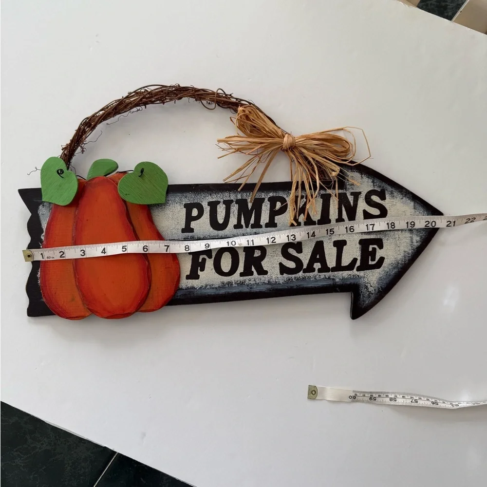 AUTUMN RUSTIC PUMPKINS FOR SALE HANGING DECORATION